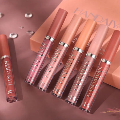 SET DE LABIALES VOLUMINIZADORES TONOS MATE - PAGA 4 Y RECIBE 6 UNIDADES!